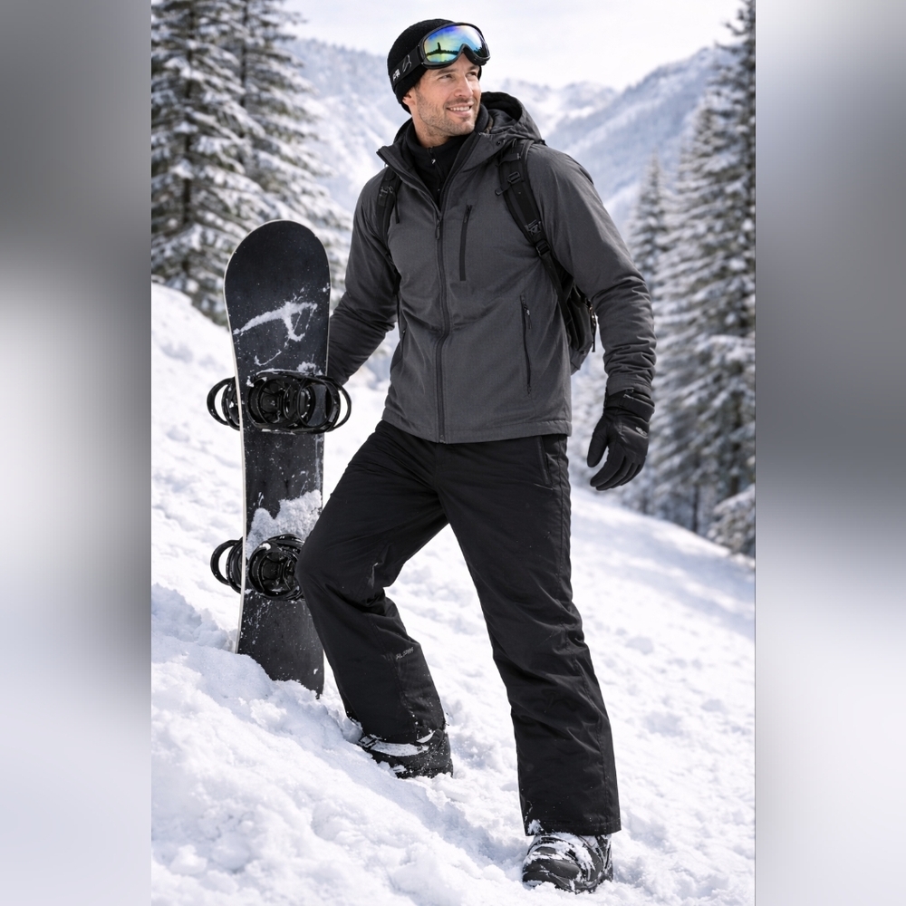 Alpine Design GORE-TEX Ski Snowboard Pants Men’s Large Black Lined Waterproof